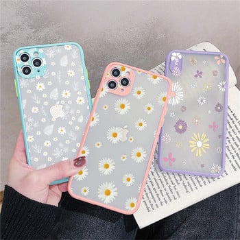 Θήκη τηλεφώνου Daisy Flowers για iphone 7 8 Plus SE2 Θήκες για iphone X XR XS MAX 14 11 12 13 Pro Max Floral Αντικραδασμικό κάλυμμα Fundas