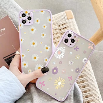 Θήκη τηλεφώνου Daisy Flowers για iphone 7 8 Plus SE2 Θήκες για iphone X XR XS MAX 14 11 12 13 Pro Max Floral Αντικραδασμικό κάλυμμα Fundas