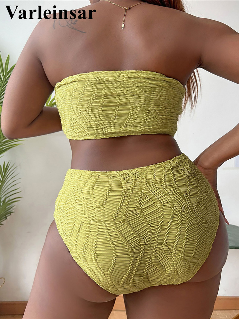 0XL - 4XL New Bandeau bikini velikih kupaćih kostima velikih veličina Ženski kupaći kostim Ženski dvodijelni bikini komplet Kupaći kostim V3910