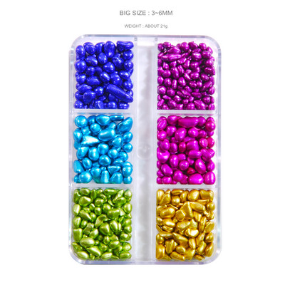 Privjesci za nokte Kameleon Postupna promjena za nokte Stakleni kamenčić Mali nepravilni čarobni mini klinovi Perlice Manikura za studio za nokte