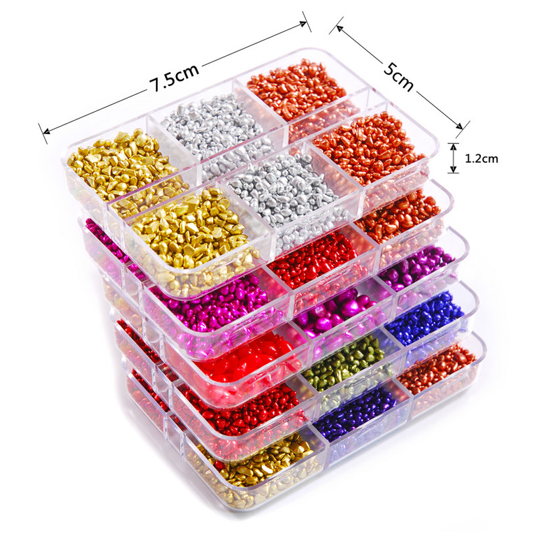 Privjesci za nokte Kameleon Postupna promjena za nokte Stakleni kamenčić Mali nepravilni čarobni mini klinovi Perlice Manikura za studio za nokte