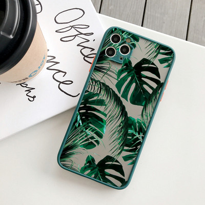 Palm Treaves Plant Flower Калъф за телефон за iphone 11 12 13 14 Pro Max 7 8 Plus SE2 X XR XS MAX Заден удароустойчив капак Fundas