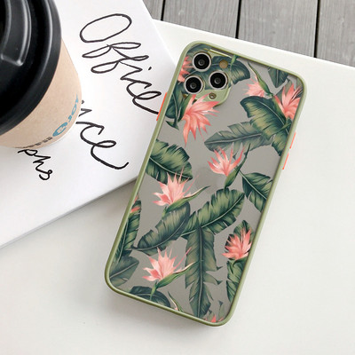 Palm Treaves Plant Flower Калъф за телефон за iphone 11 12 13 14 Pro Max 7 8 Plus SE2 X XR XS MAX Заден удароустойчив капак Fundas