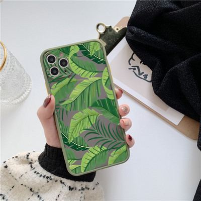 Palm Treaves Plant Flower Калъф за телефон за iphone 11 12 13 14 Pro Max 7 8 Plus SE2 X XR XS MAX Заден удароустойчив капак Fundas