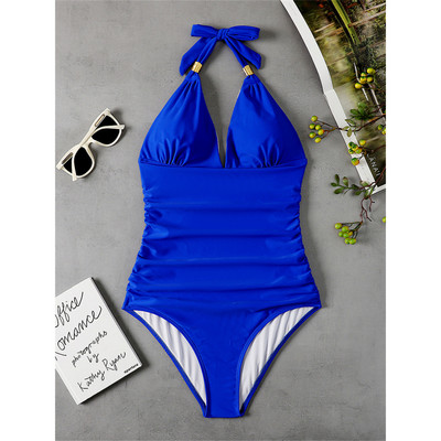 S - XL Leopard Snake Skin Deep V hát nélküli Monokini női fürdőruha egyrészes fürdőruha női fürdőruha Swim Lady V4297