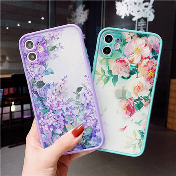 Θήκη τηλεφώνου Vintage Leaves Flower για iPhone 12 14 11 13 Θήκες Pro Max για iPhone X XR XS 8 7 Plus SE2 Σκληρό αντικραδασμικό πίσω κάλυμμα