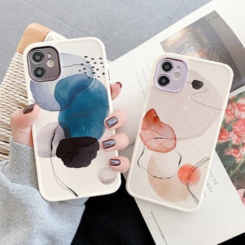 Για iPhone 14 13 12 Pro Case Heart Flowers Θήκη τηλεφώνου για iPhone 12 11 Pro Max 8 7 Plus XS Max XR Μαρμάρινο κάλυμμα προφυλακτήρα από μαλακό TPU