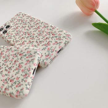 ins Cute Rose Floral Θήκη τηλεφώνου για iphone 14 13 12 11Pro Max XR X XS Max 7 8 Plus SE 2 Προστασία φακού από μαλακή θήκη σιλικόνης