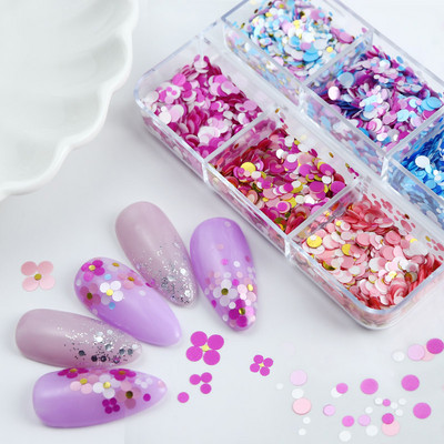6 rácsos Macaron színes nyuszi flitteres szelet körömdíszítő készlet Kawaii 3D apró nyúlpehely kiegészítők UV gél körömvégekhez