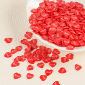 1 zacskó Love Heart puha polimer agyag szelet gyanta Valentin-napi dekorációk barkácsolás epoxigyanta kitöltő alkatrészek köröm kellékek kiegészítők