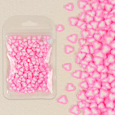 1 zacskó Love Heart puha polimer agyag szelet gyanta Valentin-napi dekorációk barkácsolás epoxigyanta kitöltő alkatrészek köröm kellékek kiegészítők