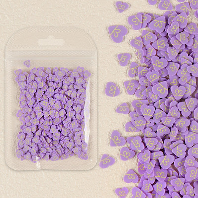 1 zacskó Love Heart puha polimer agyag szelet gyanta Valentin-napi dekorációk barkácsolás epoxigyanta kitöltő alkatrészek köröm kellékek kiegészítők