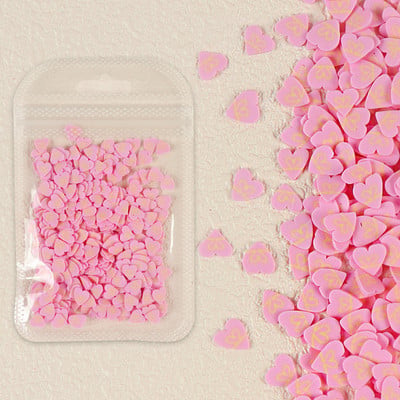 1 zacskó Love Heart puha polimer agyag szelet gyanta Valentin-napi dekorációk barkácsolás epoxigyanta kitöltő alkatrészek köröm kellékek kiegészítők
