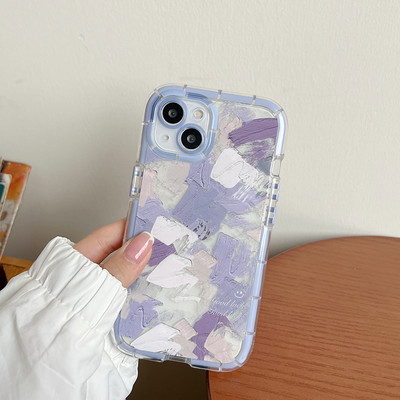 Art Abstract Φωτεινή θήκη τηλεφώνου Graffiti Watercolor για iPhone 14 13 12 11 Pro Max X XR XS Max έγχρωμο κάλυμμα σιλικόνης αντικραδασμικό