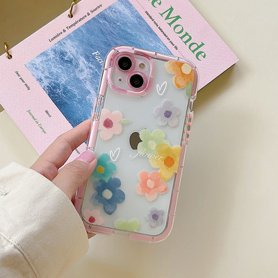 Art Abstract Φωτεινή θήκη τηλεφώνου Graffiti Watercolor για iPhone 14 13 12 11 Pro Max X XR XS Max έγχρωμο κάλυμμα σιλικόνης αντικραδασμικό