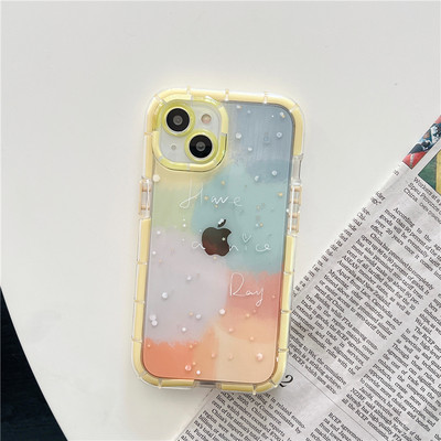 Art Abstract Φωτεινή θήκη τηλεφώνου Graffiti Watercolor για iPhone 14 13 12 11 Pro Max X XR XS Max έγχρωμο κάλυμμα σιλικόνης αντικραδασμικό