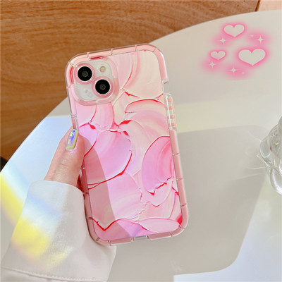 Art Abstract Φωτεινή θήκη τηλεφώνου Graffiti Watercolor για iPhone 14 13 12 11 Pro Max X XR XS Max έγχρωμο κάλυμμα σιλικόνης αντικραδασμικό