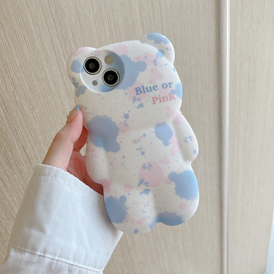 3D armas jäätist sulav karu telefoniümbris iPhone 14 13 Pro Max 13 12 11 Pro X XR XS Max silikoonist kaitsev põrutuskindel kate