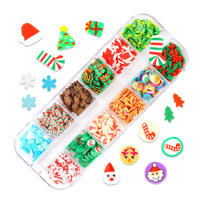 12 rács fehér hópehely köröm flitter karácsonyi dekoráció holografikus vörös ezüst hópehely DIY téli design körmök kiegészítők