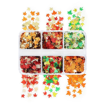 6 tinkleliai Blue Snowflake Nail Art Sequin Mermaid Snow Flakes Pasidaryk pats žiemos manikiūro dizainas Kalėdų nagų dailės dekoravimo priedai