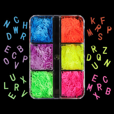 6 tinkleliai Blue Snowflake Nail Art Sequin Mermaid Snow Flakes Pasidaryk pats žiemos manikiūro dizainas Kalėdų nagų dailės dekoravimo priedai