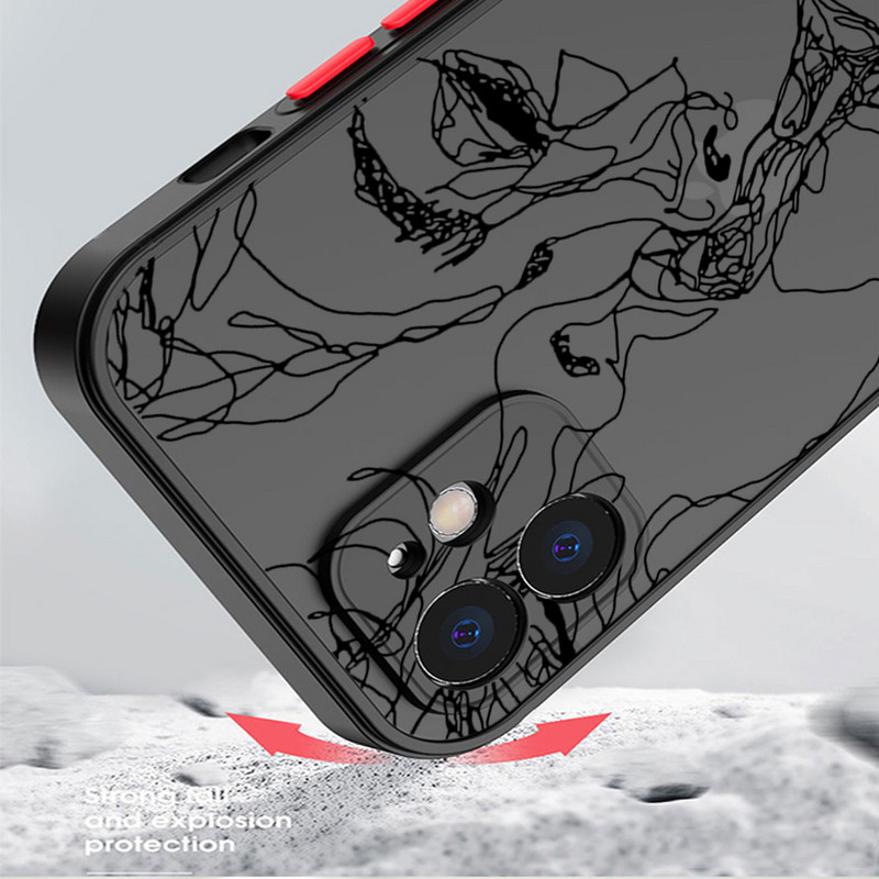 Planes World Map Travel Line näoümbris iPhone 14 13 12 11 Pro Max Mini XR XS X 7 8 Plus SE 2020 põrutuskindel pehme kaitseraua kate