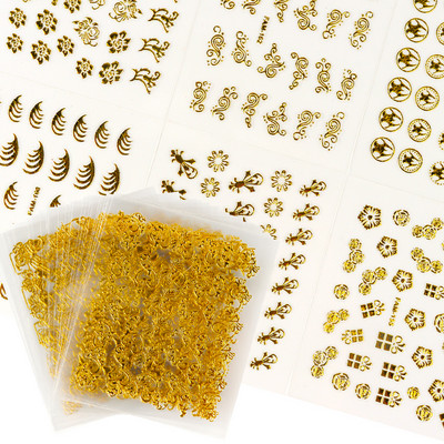 30 listova/set šareni leptir naljepnica za nokte mješovitih oblika manikura ukrasne naljepnice za DIY nail art dizajn klizni dodaci