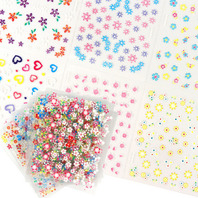 30 listova/set šareni leptir naljepnica za nokte mješovitih oblika manikura ukrasne naljepnice za DIY nail art dizajn klizni dodaci