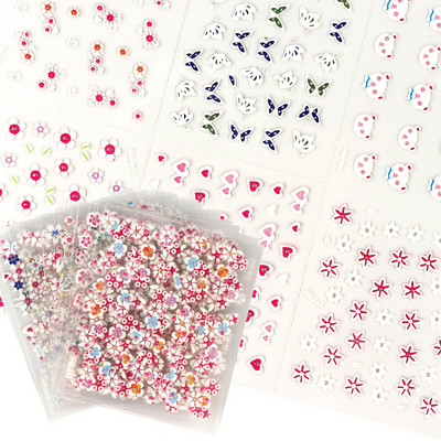 30 listova/set šareni leptir naljepnica za nokte mješovitih oblika manikura ukrasne naljepnice za DIY nail art dizajn klizni dodaci