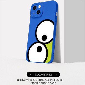 Калъф за телефон Cartoon Wacky Expressions за iPhone 14 Pro Max 13 Mini 12 11 XR XS X 7 8 Plus SE 2020 Удароустойчив мек силиконов капак