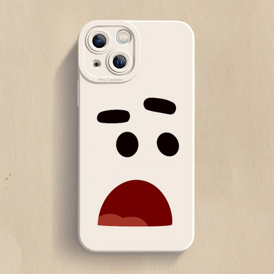 Cartoon Wacky Expressionsi telefoniümbris iPhone 14 Pro Max 13 Mini 12 11 XR XS X 7 8 Plus SE 2020 põrutuskindel pehme silikoonkate jaoks