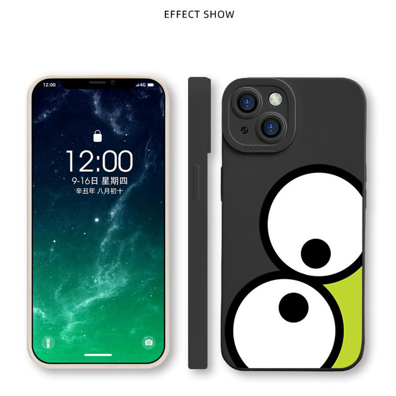 Cartoon Wacky Expressionsi telefoniümbris iPhone 14 Pro Max 13 Mini 12 11 XR XS X 7 8 Plus SE 2020 põrutuskindel pehme silikoonkate jaoks