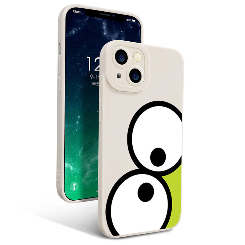 Cartoon Wacky Expressionsi telefoniümbris iPhone 14 Pro Max 13 Mini 12 11 XR XS X 7 8 Plus SE 2020 põrutuskindel pehme silikoonkate jaoks