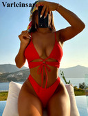 3 gab. Ar izgrieztu matu lenti Bikini Sieviešu peldkostīms Sieviešu peldkostīmi Trīsdaļīgs bikini komplekts peldkostīms peldkostīms Swim Lady V3612