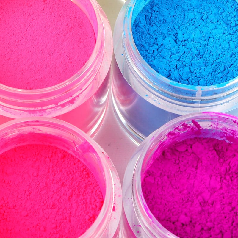 9 Krāsas/komplekts Neona Pigmenta Pulveris Fluorescences Nagi Glitter Summer Shinny Dust Ombre DIY Gel Manikīrs Nail Art Dekorācijas 10ML