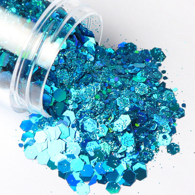 10 ml trandafir violet roz pulbere pentru unghii mixt hexagonal fulgi sclipici praf pentru bricolaj meșteșuguri gel nail art decorare accesorii