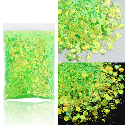 50 g Shiny Mix vaskos hatszögletű körömdíszítő csillám professzionális barkácsolás gél körömcsúcsokhoz Design Dekorációk Kiegészítők Kellékek