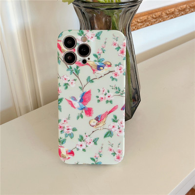 Fashion Fresh Flower Μαλακή θήκη τηλεφώνου για iPhone 14 13 Pro Max 12 11 XR XS X 7 8 Plus Κάλυμμα σιλικόνης με προστασία κάμερας