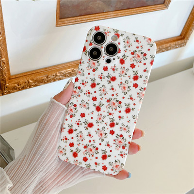 Fashion Fresh Flower Μαλακή θήκη τηλεφώνου για iPhone 14 13 Pro Max 12 11 XR XS X 7 8 Plus Κάλυμμα σιλικόνης με προστασία κάμερας