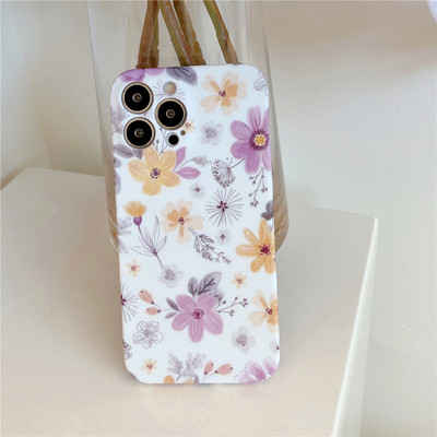 Fashion Fresh Flower Μαλακή θήκη τηλεφώνου για iPhone 14 13 Pro Max 12 11 XR XS X 7 8 Plus Κάλυμμα σιλικόνης με προστασία κάμερας