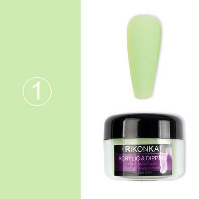 15 g/butelis Dangaus mėlynumo nagų akrilo pudra 3D Kalnų krištolas raižyti žiedadulkės profesionaliems nagų dailės patarimams Dekoro dizaino reikmenys