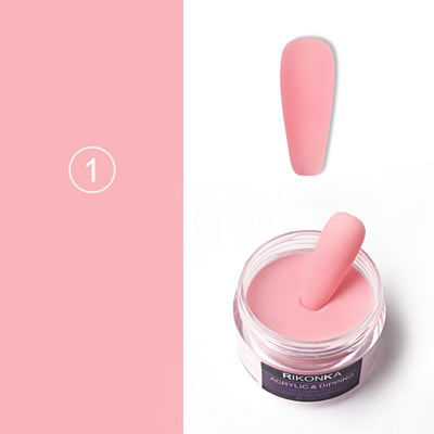 15 g/butelis Dangaus mėlynumo nagų akrilo pudra 3D Kalnų krištolas raižyti žiedadulkės profesionaliems nagų dailės patarimams Dekoro dizaino reikmenys