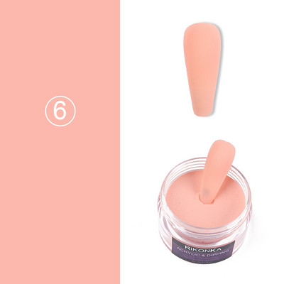 15 g/butelis Dangaus mėlynumo nagų akrilo pudra 3D Kalnų krištolas raižyti žiedadulkės profesionaliems nagų dailės patarimams Dekoro dizaino reikmenys