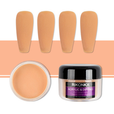 15 g/butelis Dangaus mėlynumo nagų akrilo pudra 3D Kalnų krištolas raižyti žiedadulkės profesionaliems nagų dailės patarimams Dekoro dizaino reikmenys