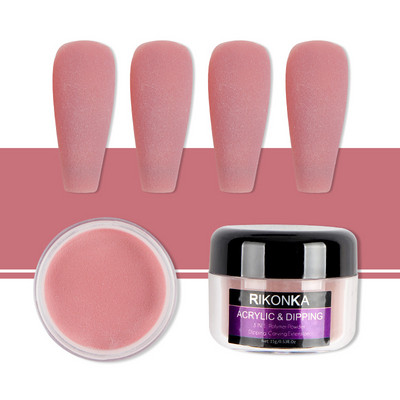 15 g/butelis Dangaus mėlynumo nagų akrilo pudra 3D Kalnų krištolas raižyti žiedadulkės profesionaliems nagų dailės patarimams Dekoro dizaino reikmenys