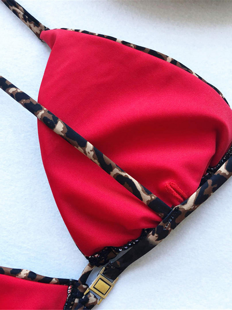 Jauns Sexy Leopard Brazīlijas bikini peldkostīms sieviešu peldkostīmi sieviešu divdaļīgs bikini komplekts peldkostīms peldkostīms V1149