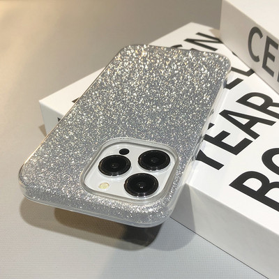 Θήκη τηλεφώνου Bling Glitter Luxury για iPhone 14 Pro Max 13 12 11 XR XS X 7 8 Plus SE Mini 6S Gradient Shiny Soft Silicone Cover