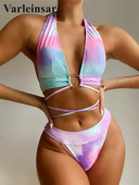 Jauns seksīgs kaklasaites krāsas pavada aptinums Bikini Sieviešu peldkostīmi Sieviešu peldkostīms Divdaļīgs bikini komplekts peldkostīms peldkostīms V3073
