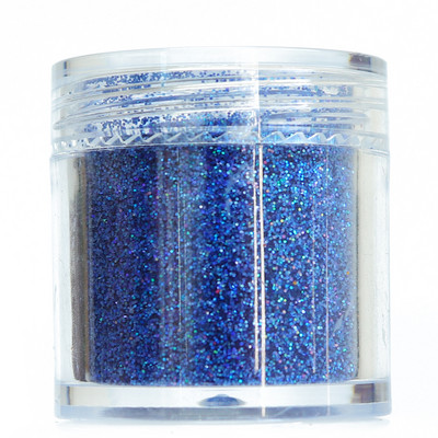 1 κουτί Holographic Silver Nail Glitter Powder Laser Nail Pigment Dust Shiny Paillettes για Αξεσουάρ Μανικιούρ με Gel Polish