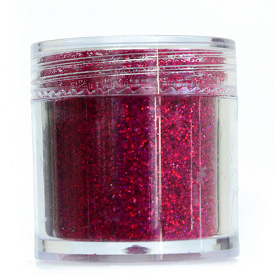 1 κουτί Holographic Silver Nail Glitter Powder Laser Nail Pigment Dust Shiny Paillettes για Αξεσουάρ Μανικιούρ με Gel Polish